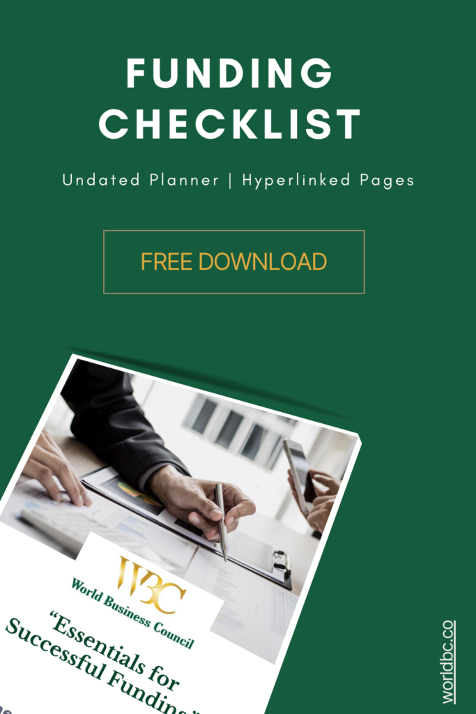 Funding Checklist of World Business Council