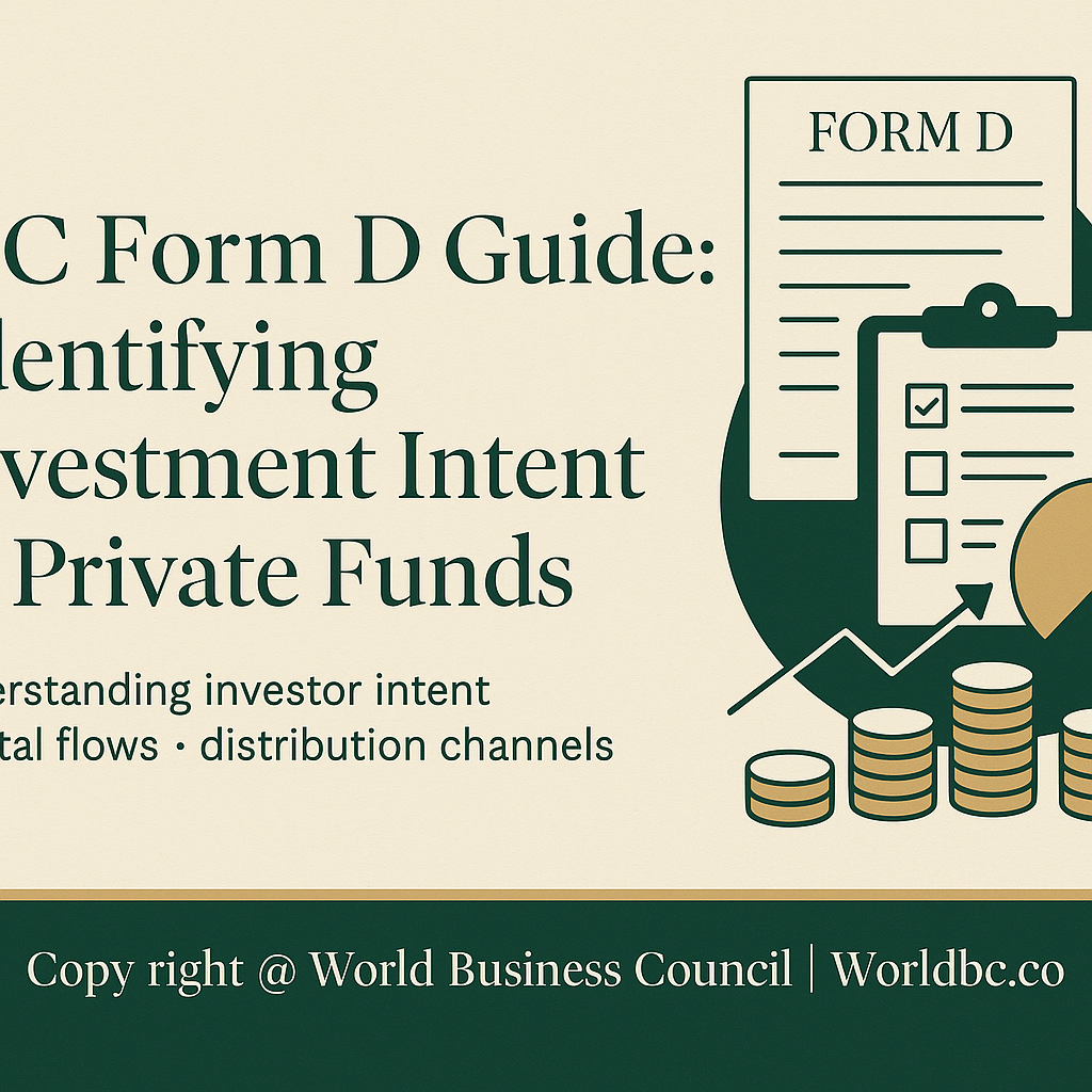 A complete SEC Form D guide for fund managers, showing how to identify investor intent, capital flows, and distribution channels in private offerings.