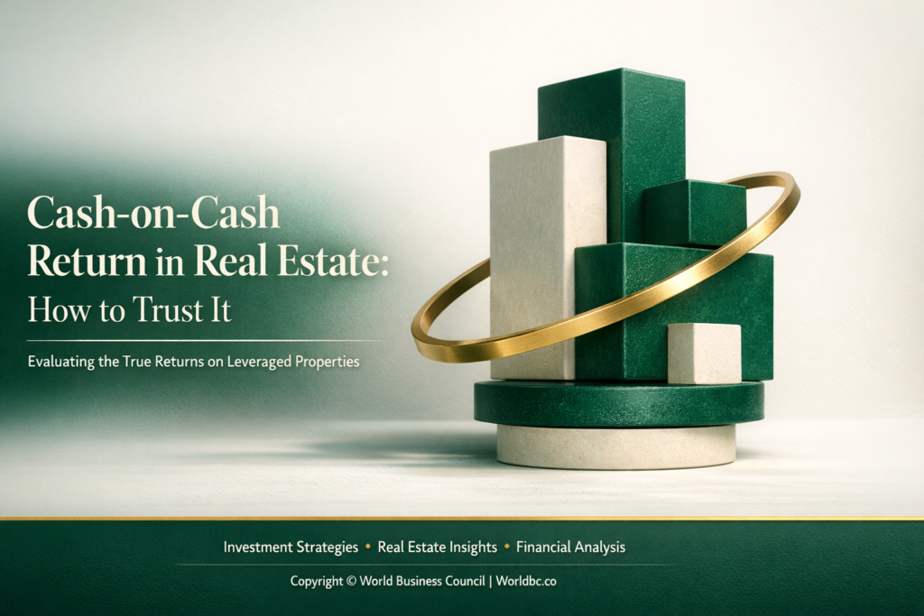 Learn how to evaluate cash-on-cash return in leveraged real estate investing—what it measures, what distorts it, and how to trust the number.