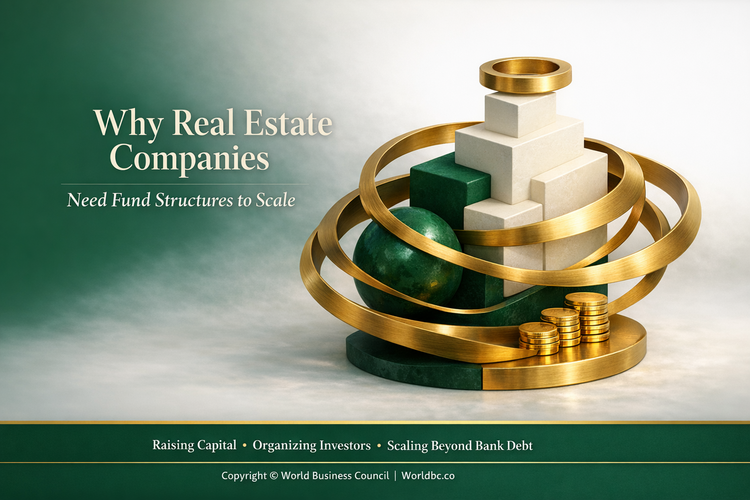 Learn how real estate fund structures help property companies raise capital, organize investors, and scale beyond bank debt, SPVs, and one-off deals.