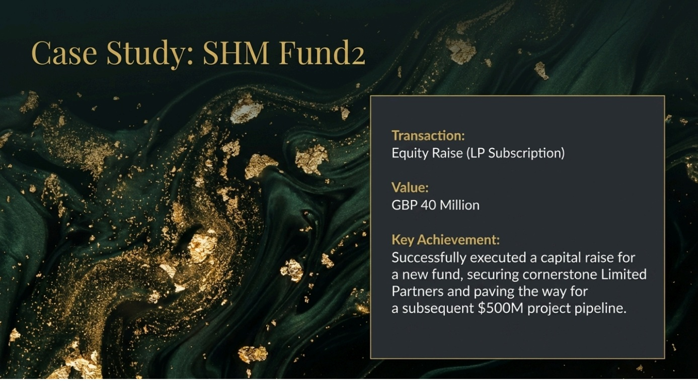 SHM Fund 2 project summary artwork